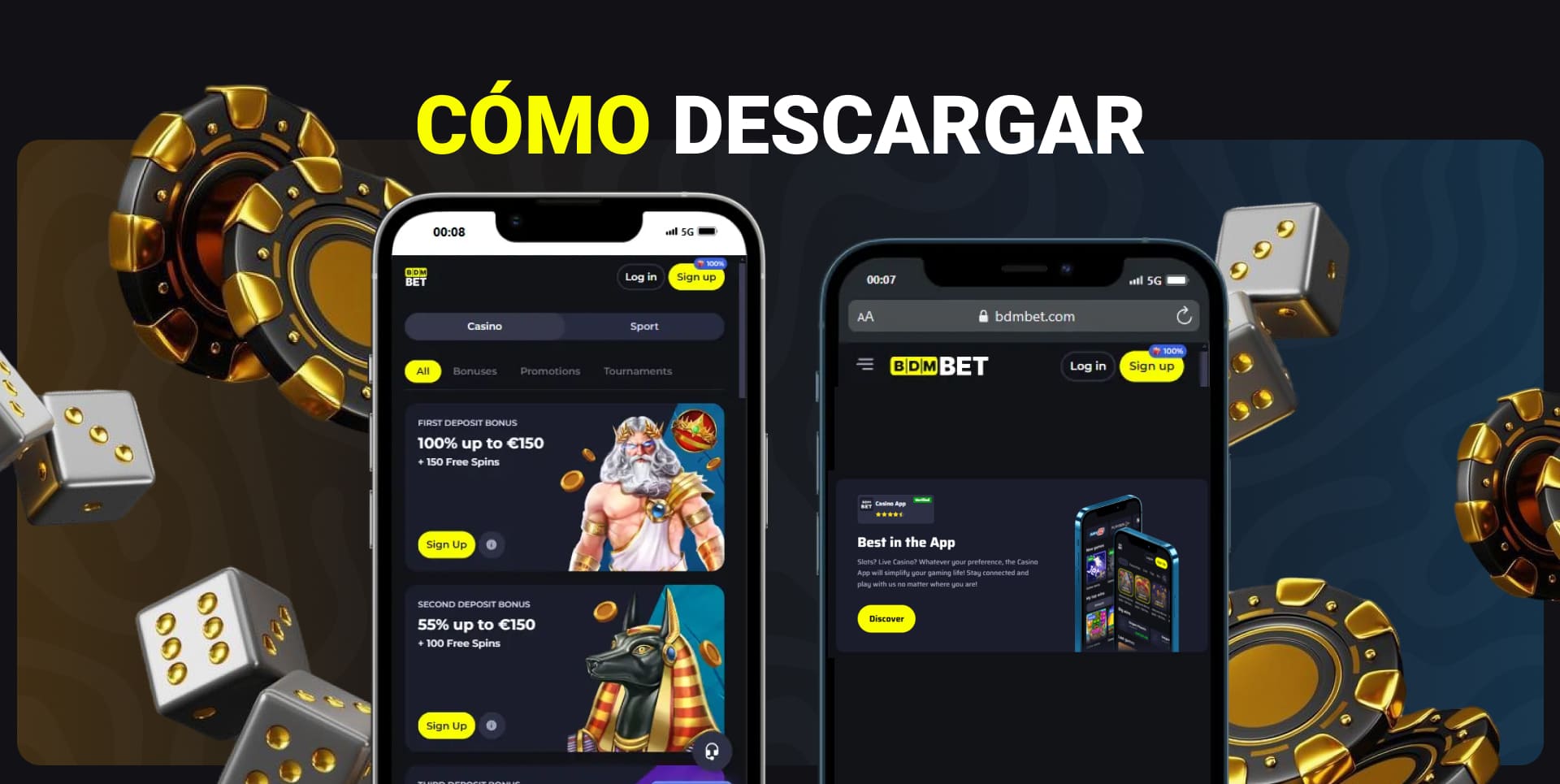 Aplicación móvil de BDMbet Casino España: cómo instalarla en tu teléfono y empezar a usar la plataforma